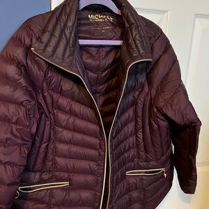 Michael Kors Downfill Womens Jacket Plum Purple 2X